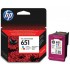 Tusz HP 651 C2P11AE kolor do HP OfficeJet 202 202c, HP DeskJet Ink Advantage 5575 5645