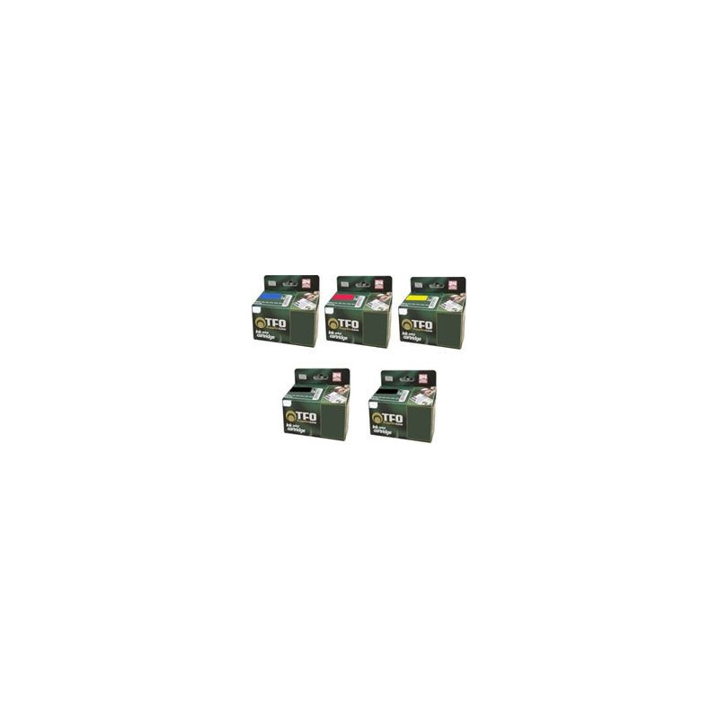 TUSZE komplet TFO do drukarek Epson BX305, S22, SX125, SX130, SX230, SX235, SX420, SX425, SX440, SX445 X5