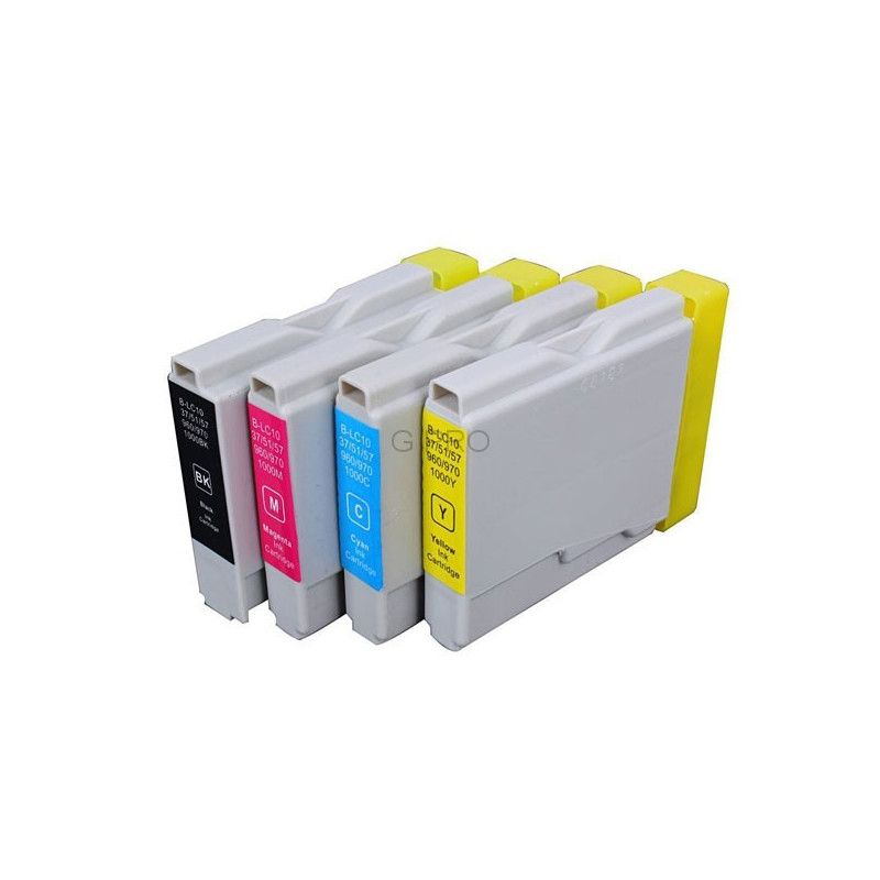 Tusze LC1000 LC970 Brother DCP-130C 135C 150C 350C 540CN 750CW 770CW MFC-235C 260C 440CN 465CN 665CW 885CW 3360C 5460CN 5860CN