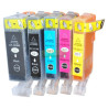 Tusze do Canon PIXMA iP3600 iP4600 iP4700 MP540 MP550 MP560 MP620 MP630 MP640 MP980 MP990 MX860 MX870 CLI-521 CMYK PGI-520 BK  