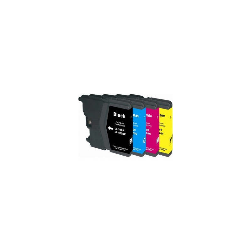 LC985 tusze Brother DCP-J125 J140W J315W J515W MFC-J220 J265W J415W zamienniki 