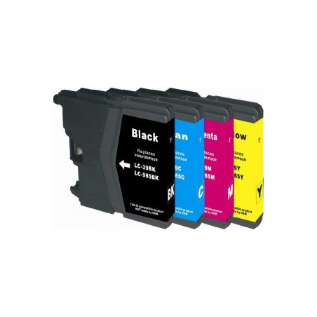 LC985 tusze Brother DCP-J125 J140W J315W J515W MFC-J220 J265W J415W zamienniki 