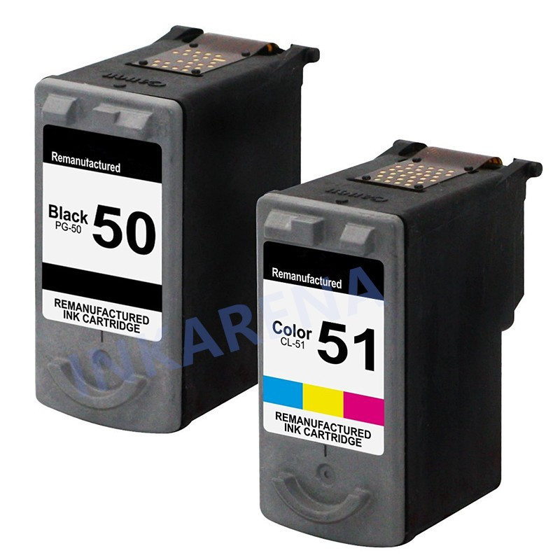 Tusze Canon PG-50 CL-51 do Canon PIXMA MX300 MX310 iP2200 MP150 MP160 MP170 MP180 MP450 MP460 FAX-JX200 JX210P JX500 JX510P 