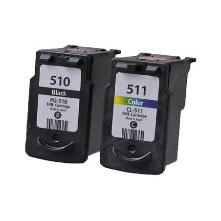 Tusze Canon  MX320 MX330 MX340 MX350 MX360 MX410 MX420 MP252 MP260 MP280 MP282 MP490 MP495 iP2700 CanoPG-510 CL-511 XL