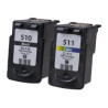 Tusze Canon  MX320 MX330 MX340 MX350 MX360 MX410 MX420 MP252 MP260 MP280 MP282 MP490 MP495 iP2700 CanoPG-510 CL-511 XL