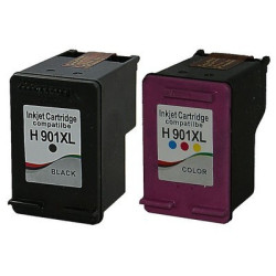 Tusze HP 901XL do Officejet 4500 G510g G510n J4524 J4535 J4580 J4585 J4624 J4660 J4680 komplet zamienników  XXL CC654AE CC656AE 