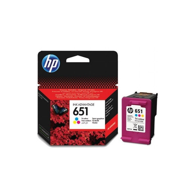 Tusz HP 651 C2P11AE kolor do HP OfficeJet 202 202c, HP DeskJet Ink Advantage 5575 5645