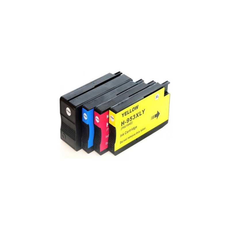 TUSZE HP OfficeJet Pro 7720 7730 7740 8210 8218 8710 8715 8720 8725 8730 wysokowydajne zamienniki HP 953XL +50%