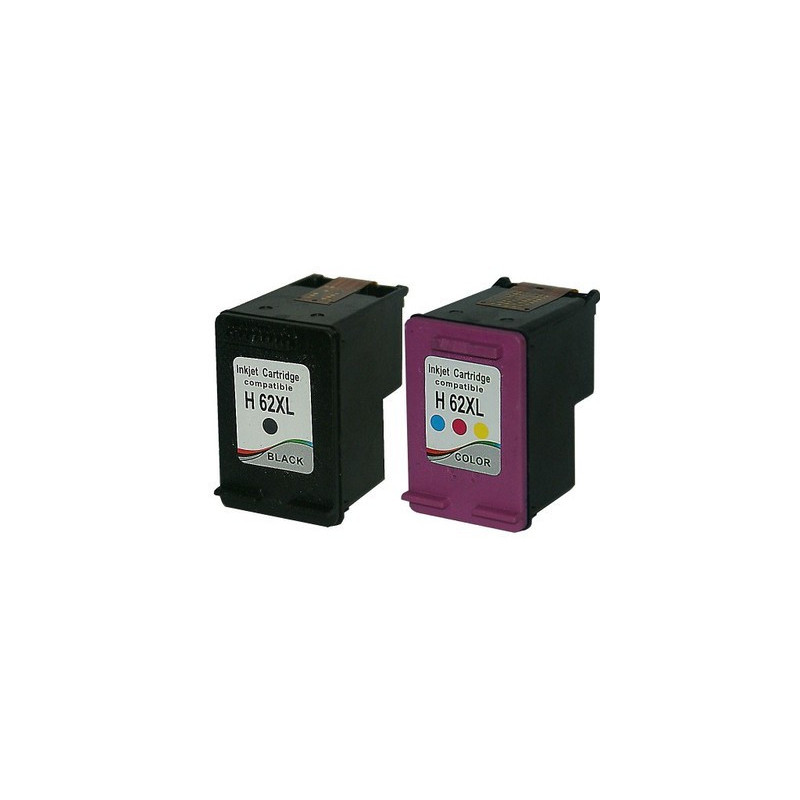 Tusze HP 62XL C2P05AE﻿ C2P04AE C2P07AE﻿ C2P06AE﻿ zamienniki do HP Envy 5540 5640 5660 7640 OfficeJet 5740 252 Mobile