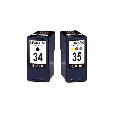 Tusze Lexmark 34 35 do X2500 X3330 X3530 X4530 X5070 X5210 X5450 X7170 X7310 X8310 Z1300 Z1410 Z810 Z845 P4330 P6250 P6350 P915
