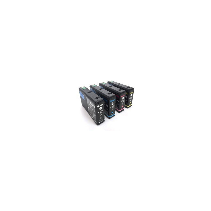 Tusze Epson WF-4630 WF-4640 WF-5110 WF-5190 WF-5620 WF-5690 zamienniki XL T7901 T7902 T7903 T7904 ﻿﻿﻿﻿ 