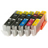 Tusze PGI-525 BK CLI-526 CMYK do Canon PIXMA zamienniki