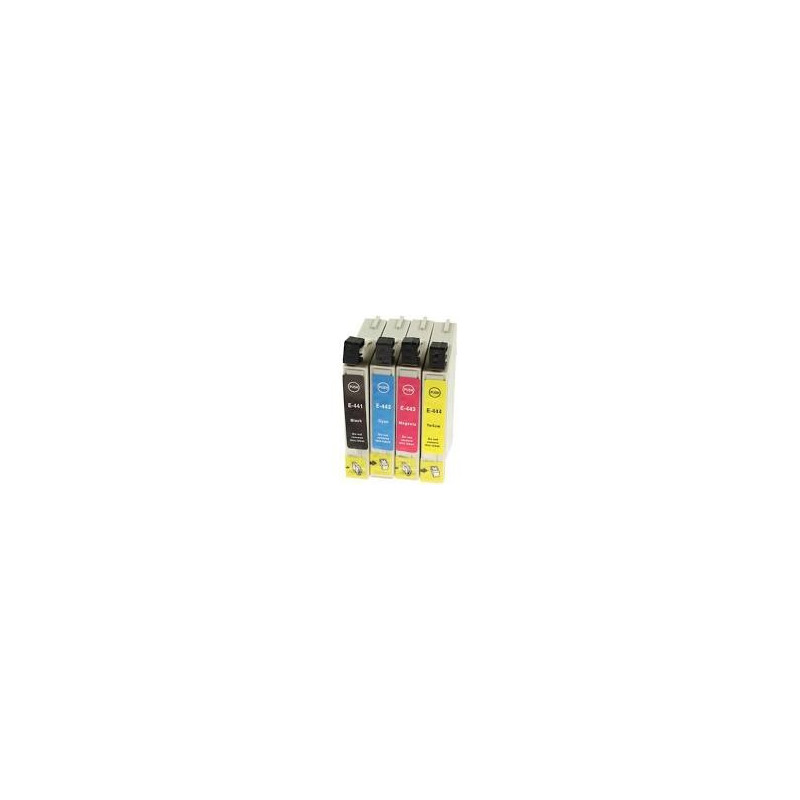 Tusze Epson Stylus C64 C66 C84 C86 CX3600 CX3650 CX6400 CX6600 T0441 T0442 T0443 T0444