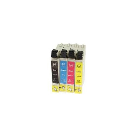 Tusze Epson Stylus C64 C66 C84 C86 CX3600 CX3650 CX6400 CX6600 T0441 T0442 T0443 T0444