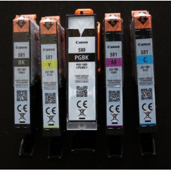 Tusze Canon TR7550 TR8550 TS6150 TS6251 TS8150 TS8151 TS8152 TS8250 TS8251 TS8252 TS9150 TS9155 TS9550 TS9551 PGI-580 CLI-581