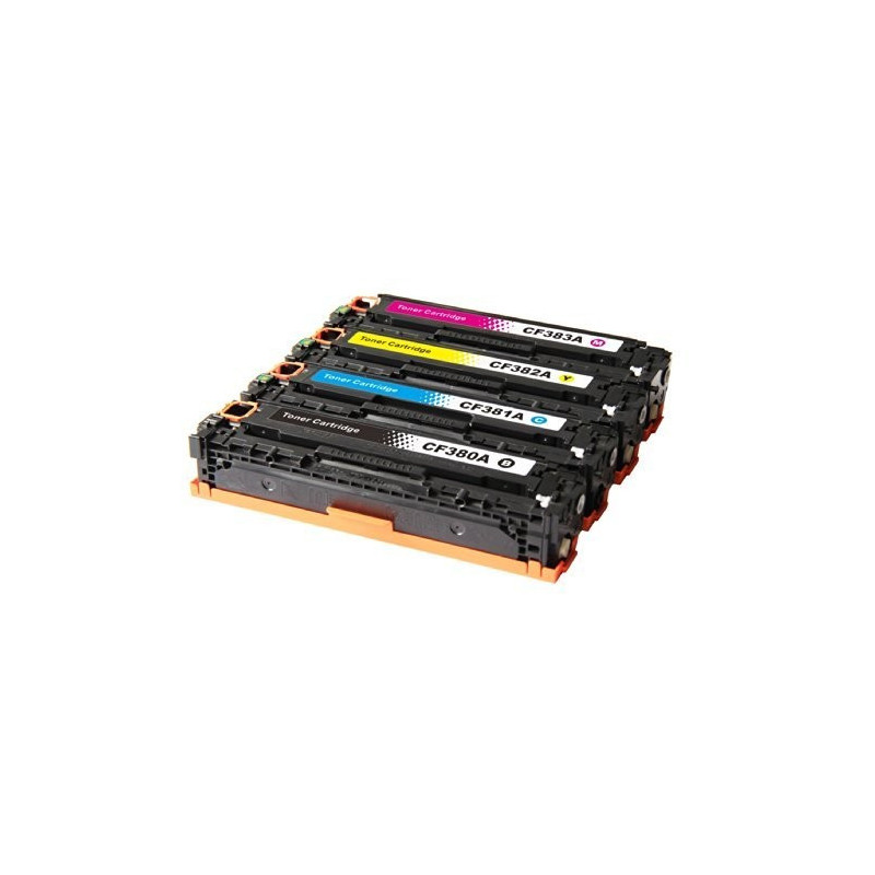 toner do HP 312A, CMYK, HP M476, CF380X CF383A