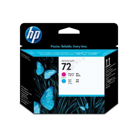 Głowica HP 72 C9383A do HP Designjet T610 T620 T770 T790 T795 T1100 T1120 T1200 T1300 T2300 purpurowa i błękitna