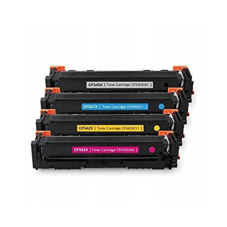 Toner HP M254 M280 M281 zamiennik HP 203X, CMYK, HP  CF540X  CF541X CF542X CF543X
