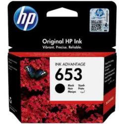 Tusz HP 6000 6075 6400 6475 czarny 3YM75AE 3YM75A oryginalny HP 653 6ml 360 stron