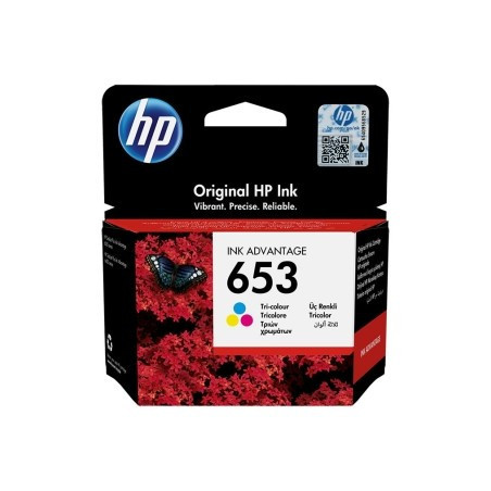 Tusz HP 653 kolorowy do HP DeskJet 6000 6075 6400 6475 3YM74AE 3YM74A oryginalny HP 653 4ml 200 stron