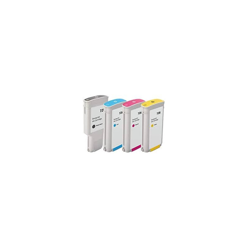 Tusze HP T730 T830 DesignJet, HP 728 728XL F9K15A﻿ ﻿F9K16A﻿ F9K17A﻿ F9J68A