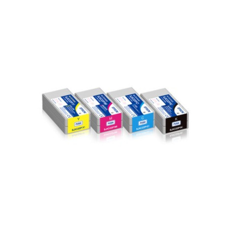 Tusze Epson ColorWorks C3500, Epson TM-C3500 zamienniki C33S020601 C33S020602﻿ C33S020603﻿ C33S020604﻿
