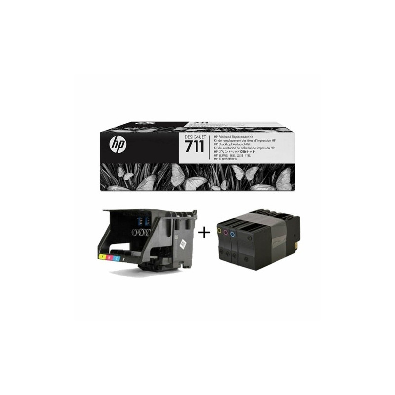 Głowica drukująca HP T120 T520 T130 T125 T525  DesignJet, HP 711 C1Q10A DESIGNJET PRINTHEAD REPLACEMENT KIT