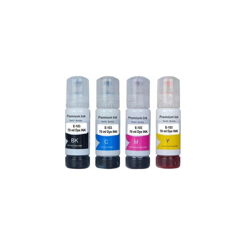 Tusz Epson L1110 L1210 L1250 L3100 L3101 L3110 L3111 L3150 L3156 L3160 L3210 L3211 L3250 L3251 L3260 L3266 L5190 L5290 L5296 103