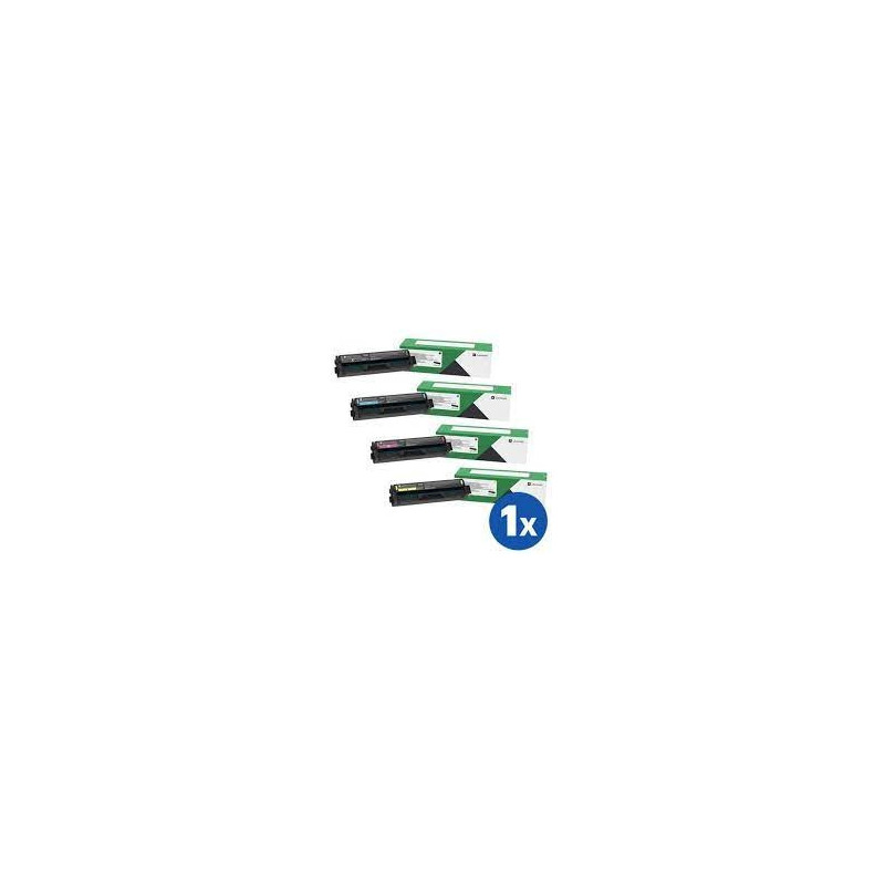 Bardzo wydajny oryginalny toner Lexmark CX431 CS431, 20N2XK0 20N2XC0 20N2XM0 20N2XY0 