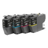 XL Tusze Brother DCP-J1050 DCP-J1140 MFC-J1010 DCP-J1800 wydajne zamnienniki LC-421xlBK﻿ LC-421xlC﻿ LC-421xlM lub LC-421xlY 