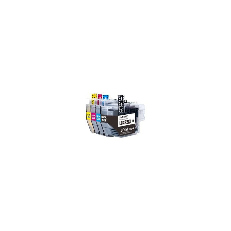 Wydajne tusze Brother MFC-J5340 MFC-J5345 MFC-J5740 MFC-J6540 MFC-J6940 tanie LC-422XLBK﻿ LC-422XLC﻿ LC-422XLM LC-422XLY