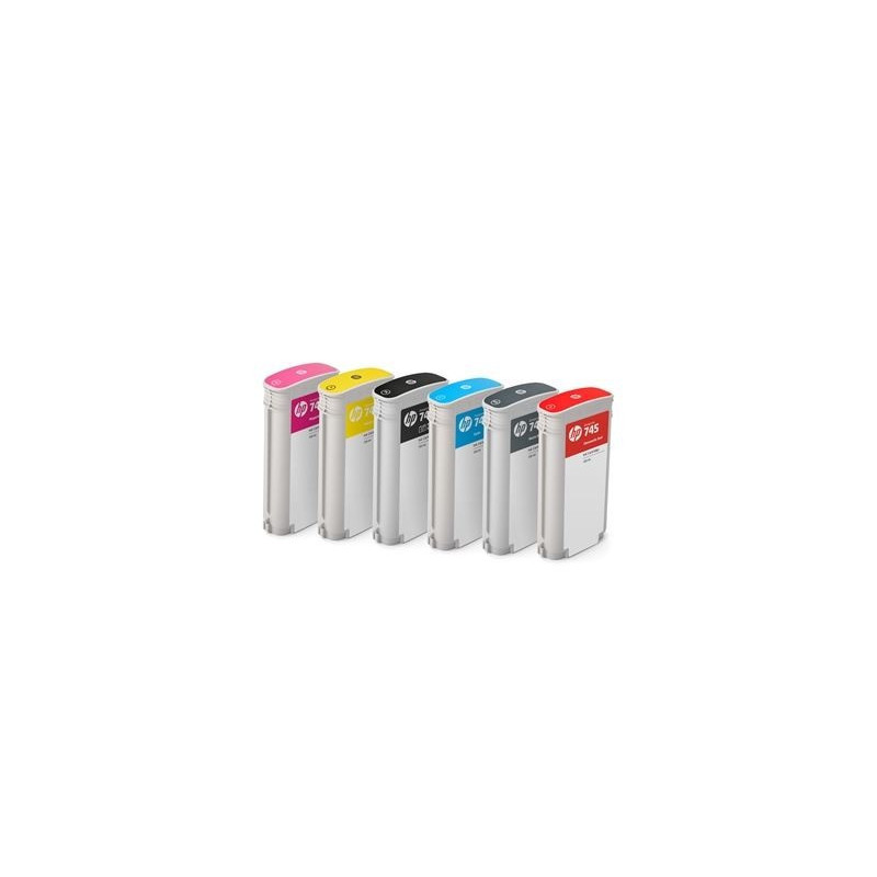 Tusze HP 745 do HP DesignJet Z2600ps Z5600ps 300ml pewne zamienniki F9K01A﻿ F9K02A﻿ F9K03A﻿ F9K04A﻿ F9K05A﻿ F9K06A