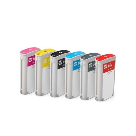 Tusze HP 745 do HP DesignJet Z2600ps Z5600ps 300ml pewne zamienniki F9K01A﻿ F9K02A﻿ F9K03A﻿ F9K04A﻿ F9K05A﻿ F9K06A