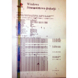 PRZYKŁADOWY WYDRUK USZKODZONEJ LISTWY PASA CLP-360 CLP-365 CLX-3300 CLX-3305 SL-C410 SL-C430 SL-C460 SL-C480, HP 150 178 179