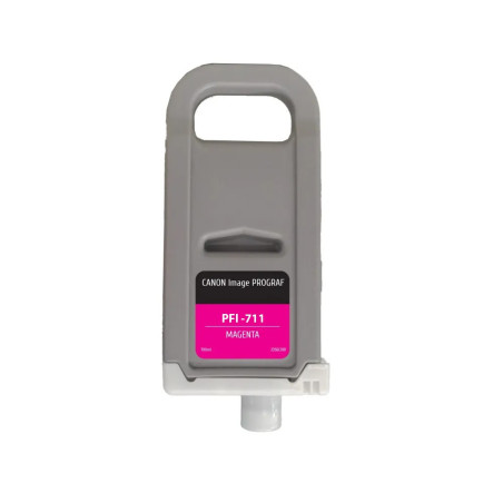 Tusze Canon PFI-711 do Canon imagePROGRAF TX-2200, TX-3200, TX-4200, pewny zamiennik PFI-711 magenta, czerwony, karmazynowy