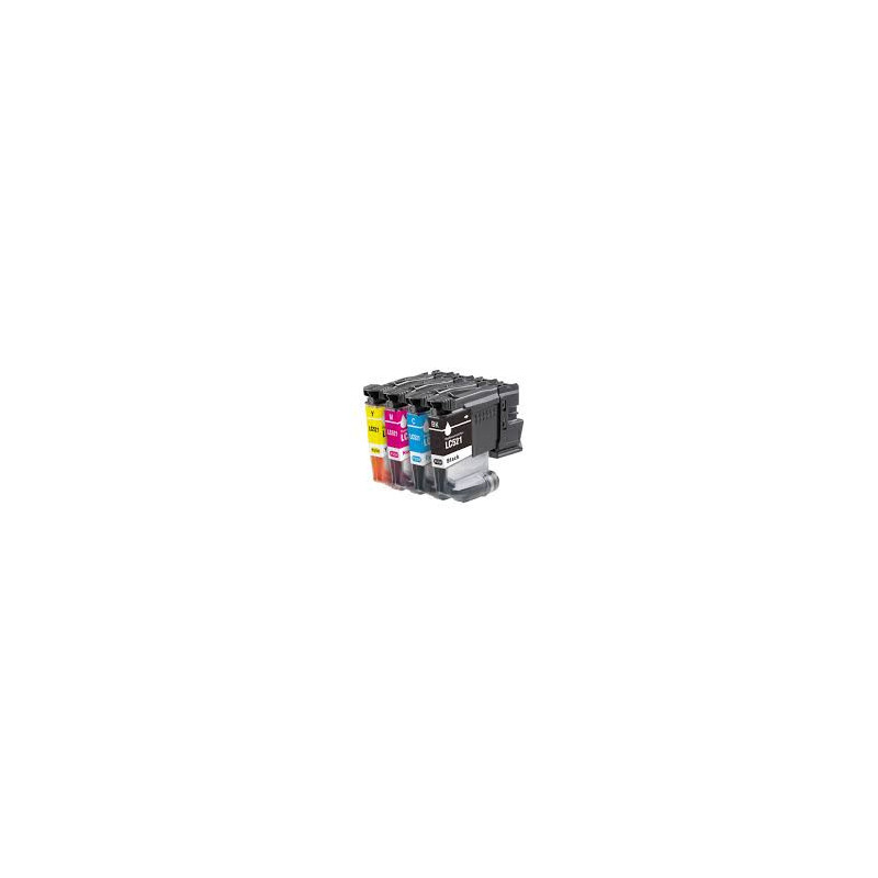 Tusz Brother DCP-J1260W DCP-J1310DW DCP-J1313DW DCP-J1360DW DCP-J1460DW zamiennik Brother LC521C LC521Y LC521M LC521BK 500 stron