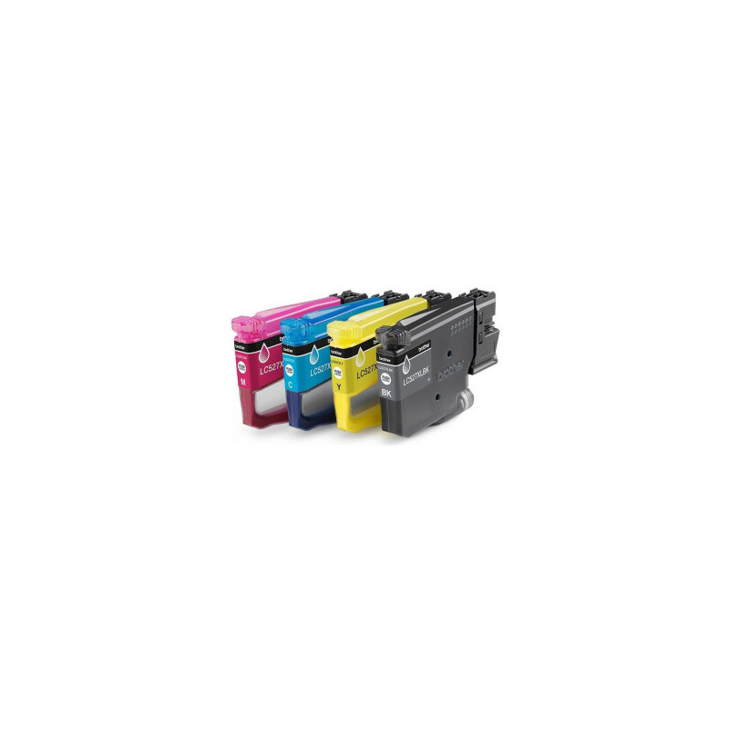 Wydajne tusze Brother MFC-J4350DW  MFC-J4550DW zamiennik Brother LC-527XL LC527XLBK LC527XLC LC527XLM lub LC527XLY