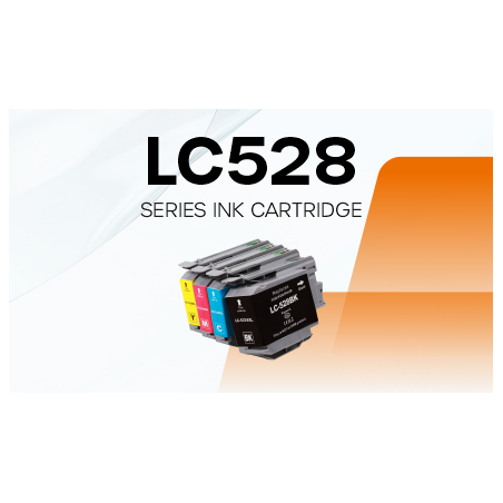 Wydajny tusz Brother MFC-J6560 MFC-J6760 MFC-J6960 MFC-J6975 MFC-J6977 zamiennik Brother LC528 C LC528 M LC528 Y LC528 BK LC-528