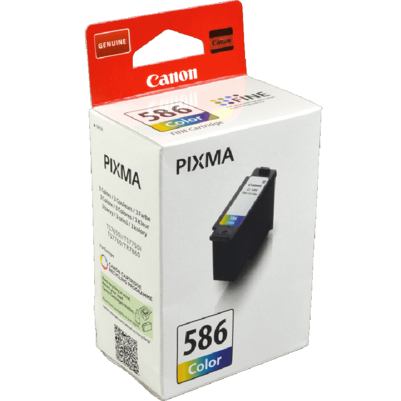 Tusz Canon PIXMA TS4150i TS4140i TS4151i TS6540i TS6550i TS6551i TS7550i TS7650i TS7750i TS7640i TS7740i kolor oryginalny CL-586