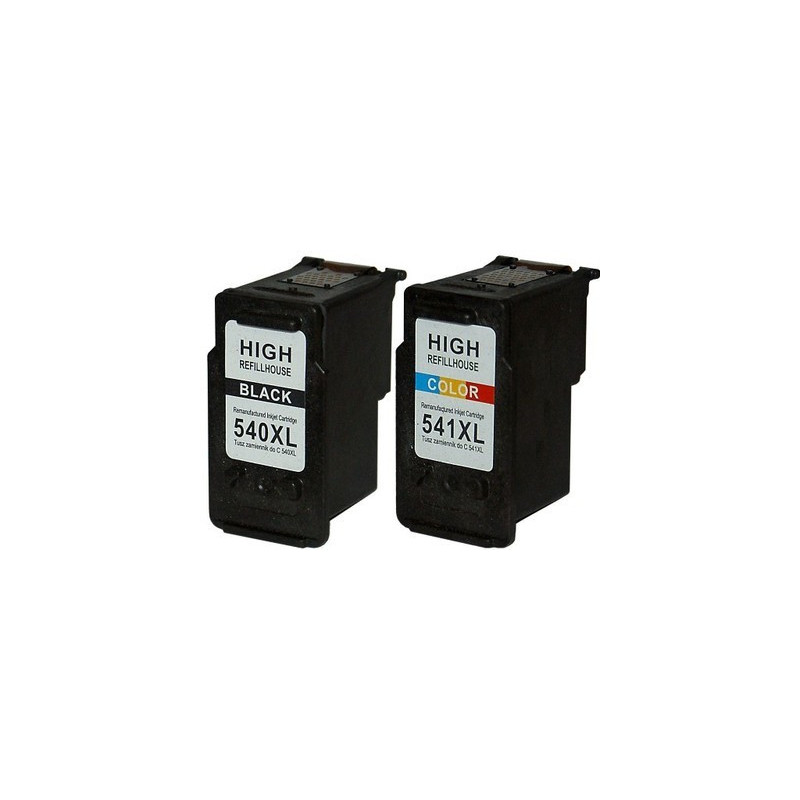 Tusze Canon PG-540XL CL-541XL do Canon PIXMA MG2150 MG2250 MG3150 MG3250 MG3550 MG4150 MG4250 MX375 MX395 MX435 MX515 MX525