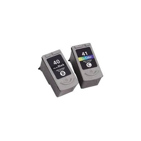 Tusze Canon PG40 CL41 do Canon PIXMA iP1200 iP1300 iP1900 iP2200 iP2500 iP2600 MP140 MP150 MP160 MP220 MP450 MP460 MX300 MX310