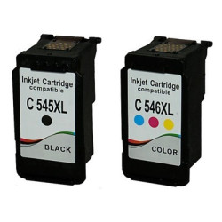 Tusze Canon PG-545 CL-546 XL doCanon PIXMA iP2850 MG2450 MG245 MG2550 MG2550S MG2950 MG3050 MX495 zamiennik XXL +20%