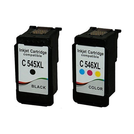 Tusze Canon PG-545 CL-546 XL doCanon PIXMA iP2850 MG2450 MG245 MG2550 MG2550S MG2950 MG3050 MX495 zamiennik XXL +20%