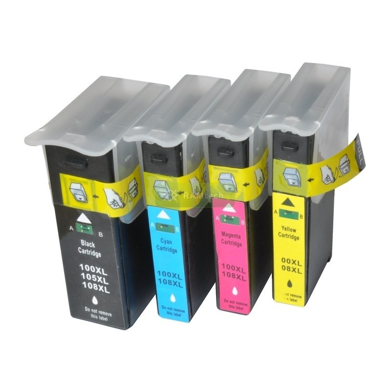 Tusze Lexmark 100XL komplet do drukarek Lexmark Pro205 Pro209 Pro705 Pro709 Pro805 Pro901 Pro905 S305 S405 S409 S505 S605 S815